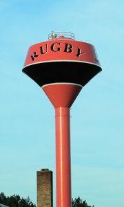 Rugby water tower.